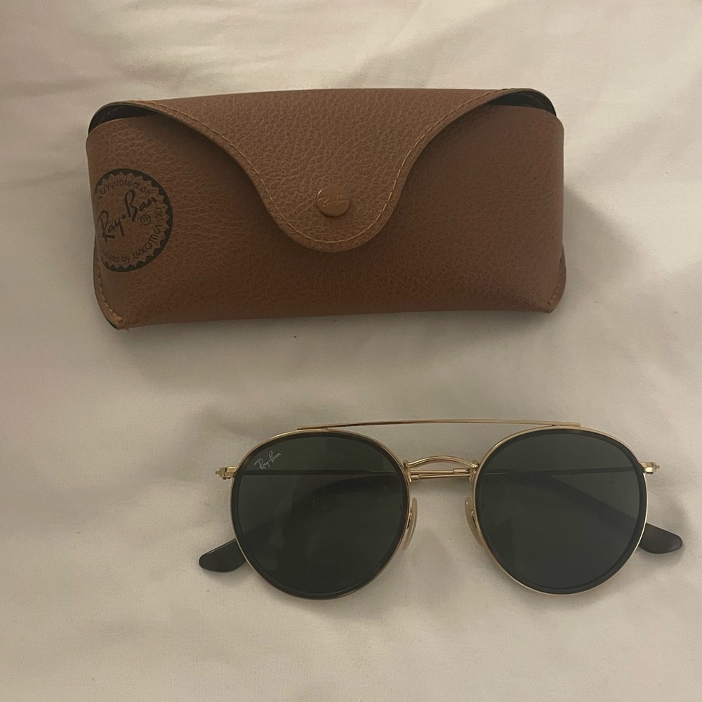 Brand New (never worn!) Ray Ban Sunglasses ROUND DOUBLE BRIDGE